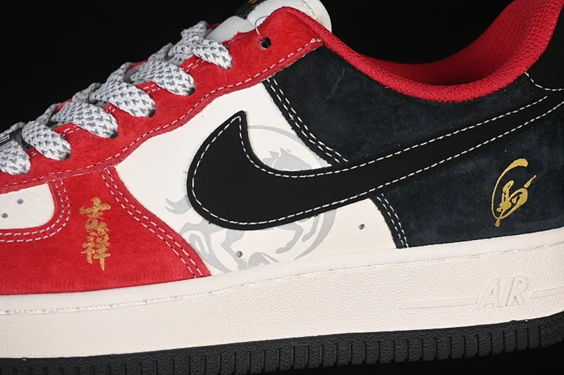 All Categories Nk Air Force 1 Air Force Series Nk Air Force 1 Low Air Force Low Nike Air Force 1'07 Low Red and Black Pray for Good Luck and Good Luck Air Force 1 Low-top Casual Shoes FC1688-264
